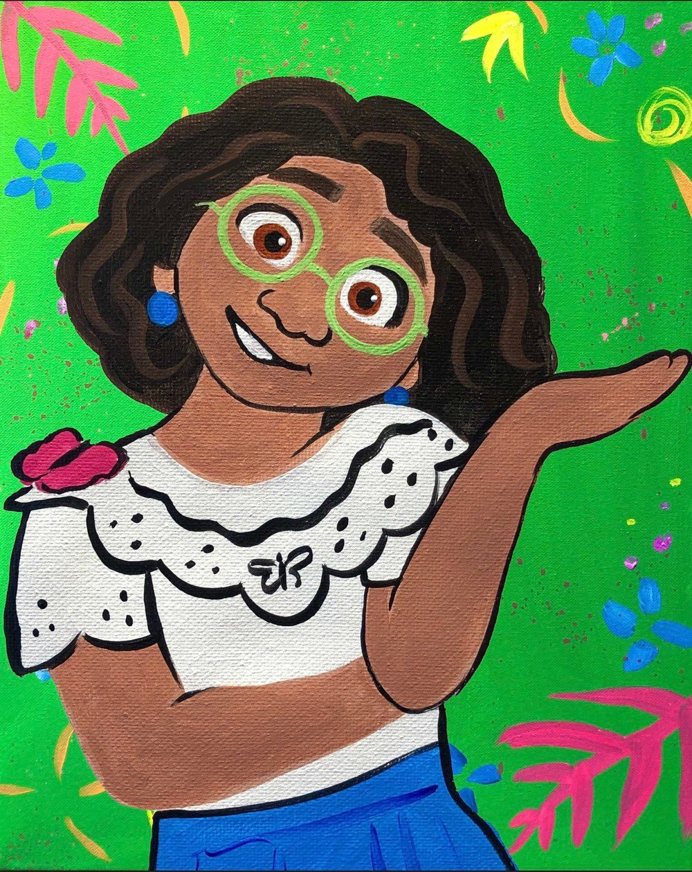 Encanto – Mirabel Painting Fun at Muse Paintbar