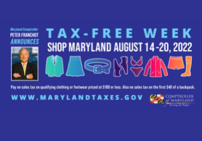 Maryland Tax Free Week icon