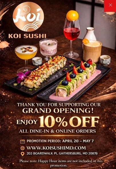 10% OFF All Dine In & Online Orders